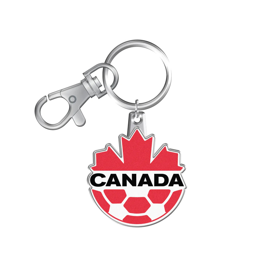 Canada Soccer Logo Keychain