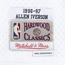 Load image into Gallery viewer, Allen Iverson Mitchell &amp; Ness White 1996-1997 Hardwood Classics Swingman Jersey
