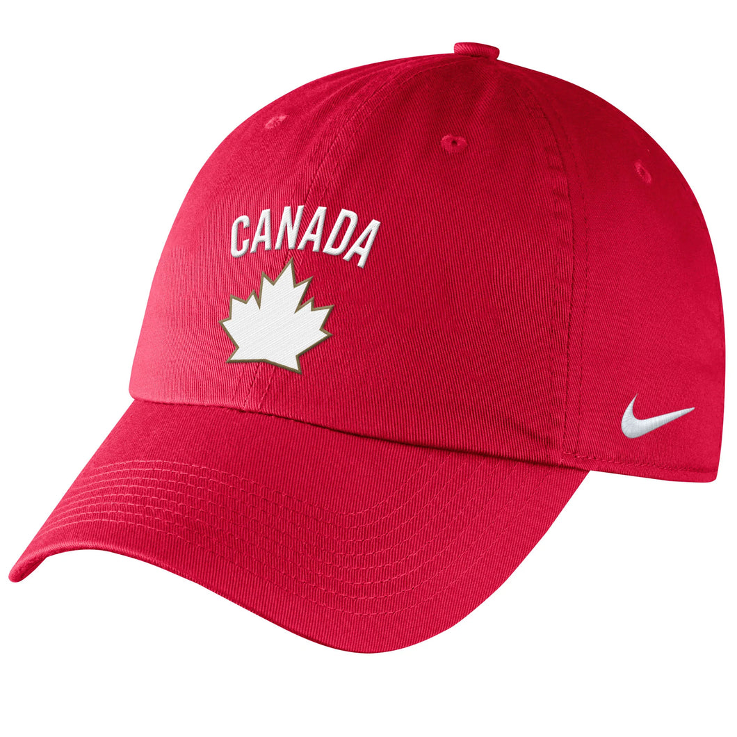 Men's Nike Red Hockey Canada - Alternate H86 Slouch Adjustable Hat