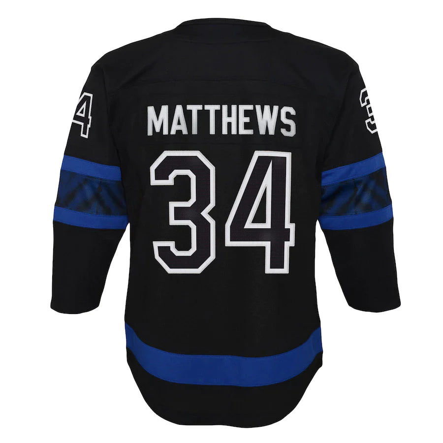 Auston Matthews Toronto Maple Leafs Toddler Alternate Premier Team - Jersey - Black