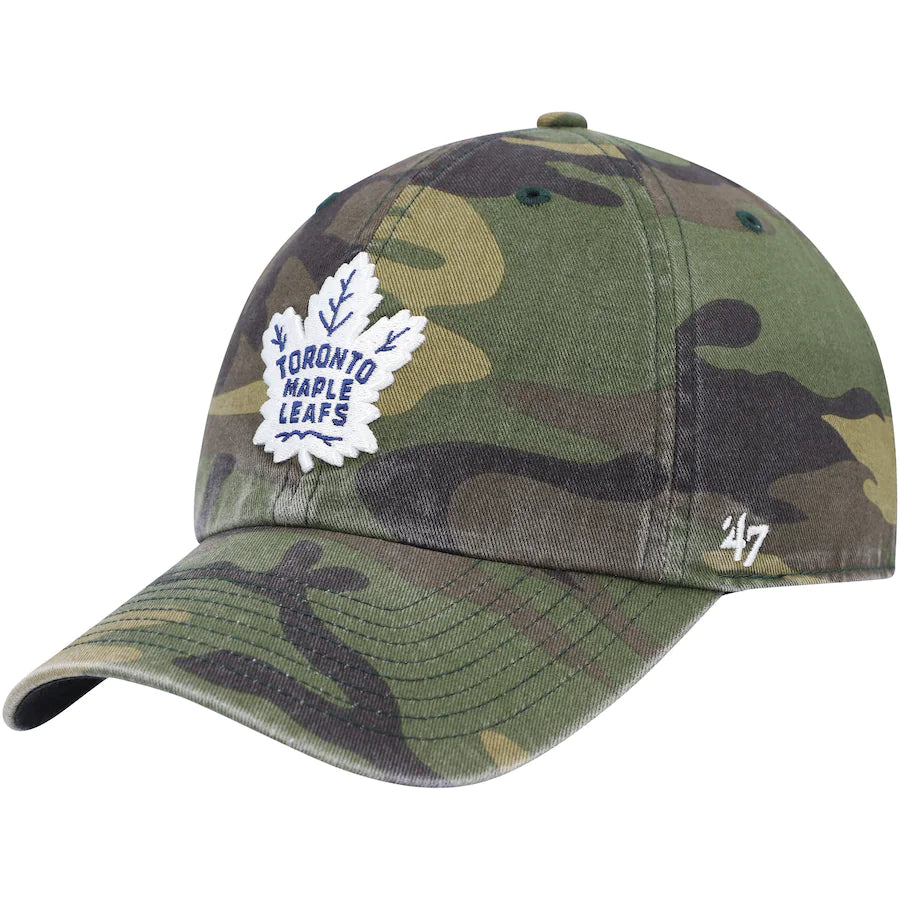 Men's Toronto Maple Leafs '47 Camo Clean Up Adjustable Hat