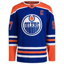 Load image into Gallery viewer, Men&#39;s Edmonton Oilers Connor McDavid Adidas Royal Home Authentic Jersey
