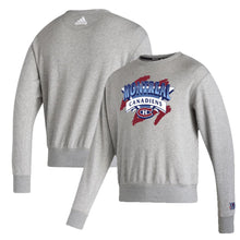 Load image into Gallery viewer, Men&#39;s Montreal Canadiens adidas Grey Reverse Retro 2.0 - Attack Triangle Pullover Sweatshirt
