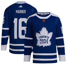 Load image into Gallery viewer, Men&#39;s Toronto Maple Leafs Mitch Marner Adidas Royal - Reverse Retro 2.0 Authentic Player Jersey
