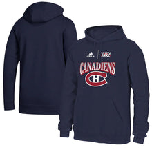 Load image into Gallery viewer, Men&#39;s Montreal Canadiens adidas Navy Reverse Retro 2.0 - Pullover Hoodie
