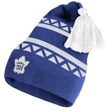 Load image into Gallery viewer, Toronto Maple Leafs adidas Reverse Retro 2.0 - Pom Knit Hat - Navy
