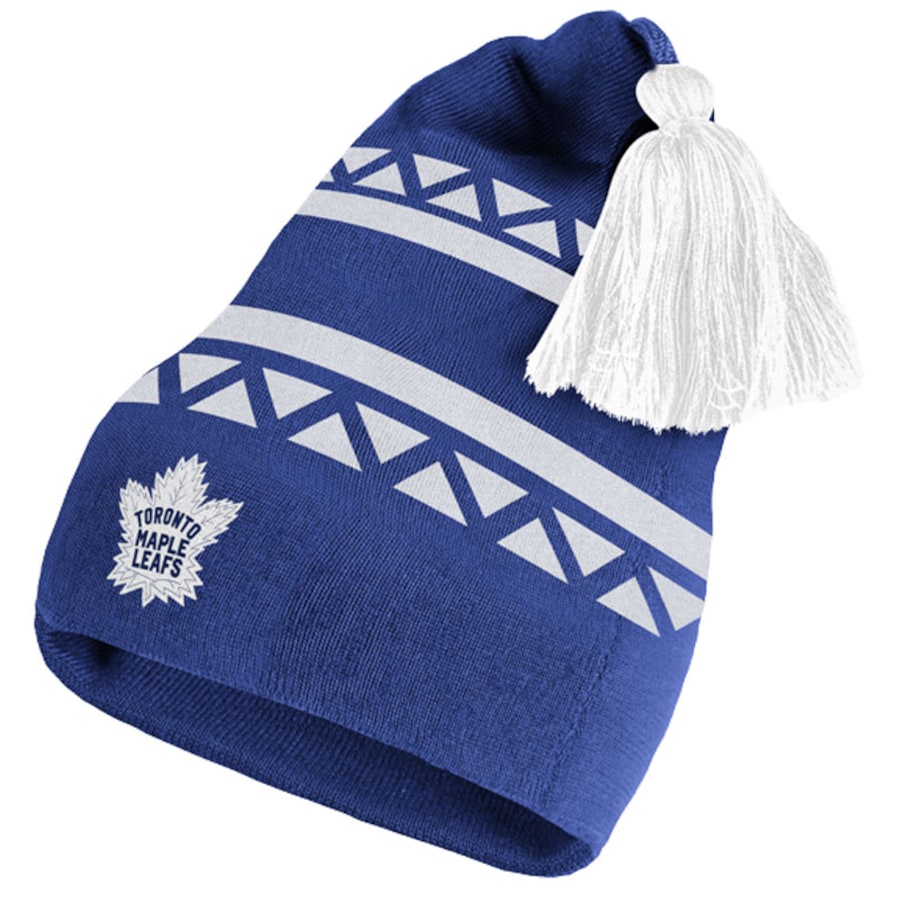 Toronto Maple Leafs adidas Reverse Retro 2.0 - Pom Knit Hat - Navy