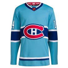 Load image into Gallery viewer, Men&#39;s Montreal Canadiens Nick Suzuki Adidas Light Blue - Reverse Retro 2.0 Authentic Player Jersey
