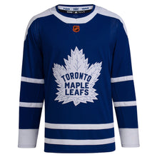 Load image into Gallery viewer, Men&#39;s Toronto Maple Leafs Adidas Royal - Reverse Retro 2.0 Authentic Blank Jersey

