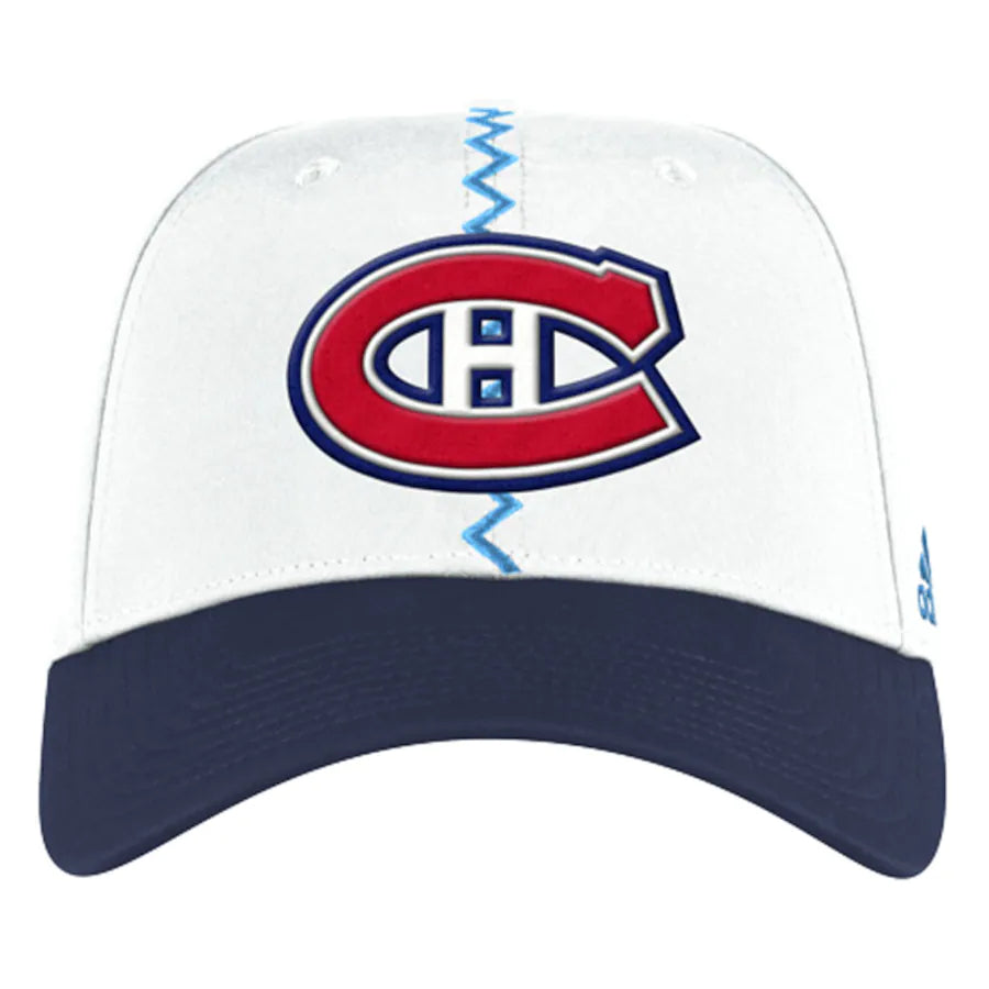 Montreal Canadiens adidas Reverse Retro 2.0 - Structured Flex Hat - White