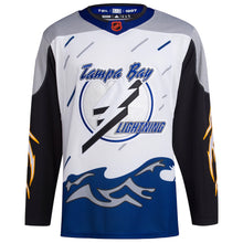 Load image into Gallery viewer, Men&#39;s Tampa Bay Lightning adidas White Reverse Retro 2.0 Authentic Blank Jersey
