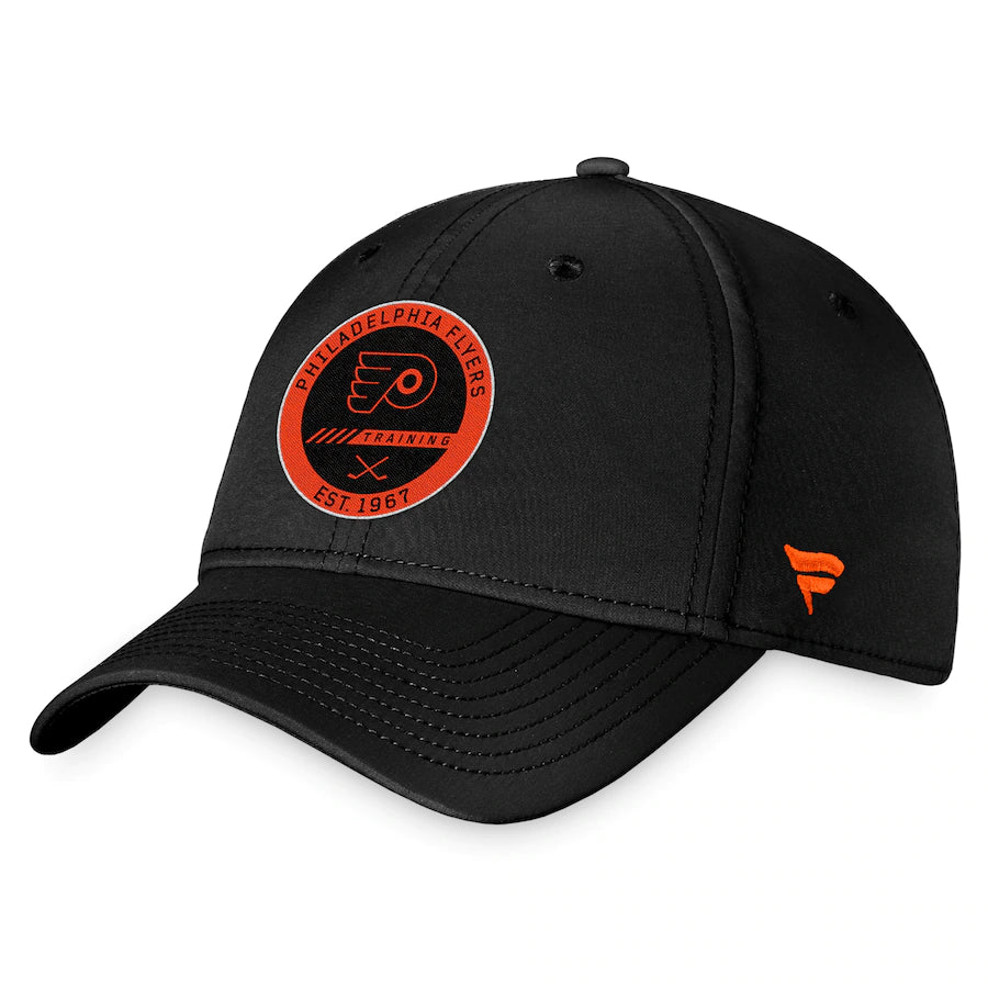 Philadelphia Flyers Fanatics Branded 2022 Authentic Pro Training Camp Flex Hat - Black