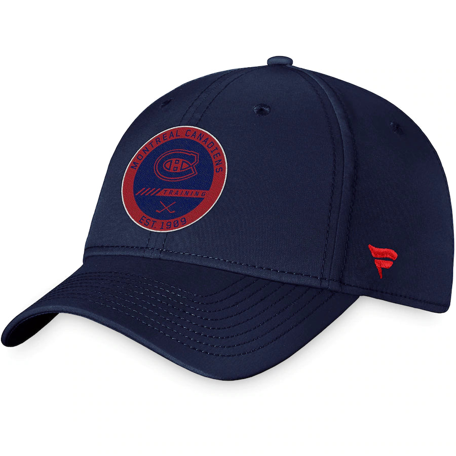 Montreal Canadiens Fanatics Branded Authentic Pro Training Camp - Flex Hat - Navy