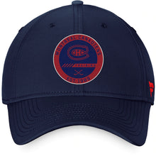 Load image into Gallery viewer, Montreal Canadiens Fanatics Branded Authentic Pro Training Camp - Flex Hat - Navy

