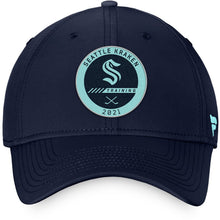 Load image into Gallery viewer, Seattle Kraken Fanatics Branded Authentic Pro Team Training Camp Practice - Flex Hat - Navy
