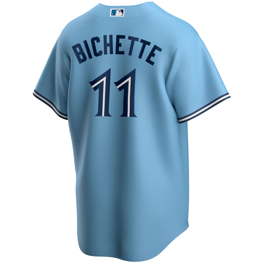 Shirts, Bo Bichette 11 Toronto Bluejays Powder Blue Stitched Jersey