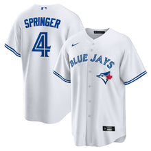 Load image into Gallery viewer, George Springer Toronto Blue Jays Nike Home Replica Player Stitched Jersey - White
