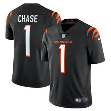 Load image into Gallery viewer, Ja&#39;Marr Chase Cincinnati Bengals Black - Nike Limited Jersey
