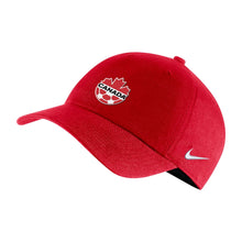 Load image into Gallery viewer, Unisex Nike Red Canada Soccer Primary Logo Heritage86 Adjustable Hat
