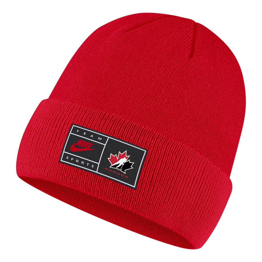 Men's Nike Red Hockey Canada Team - Cuffed Knit Hat
