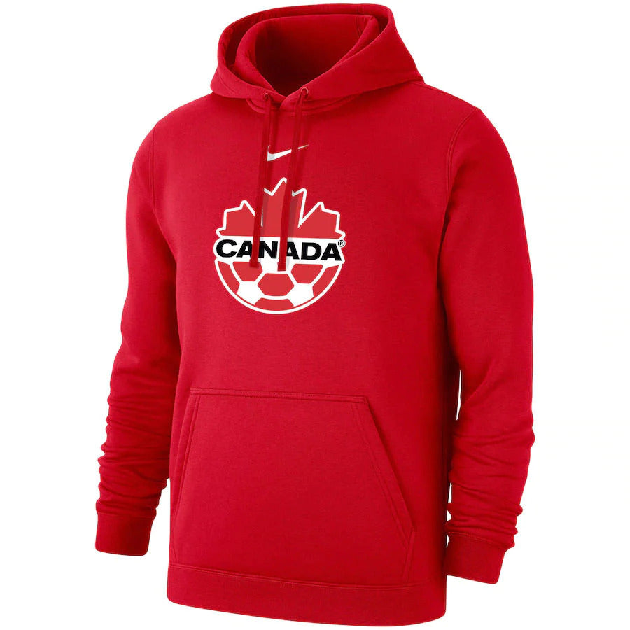 Men's Nike Red Canada Soccer Therma Pullover Hoodie