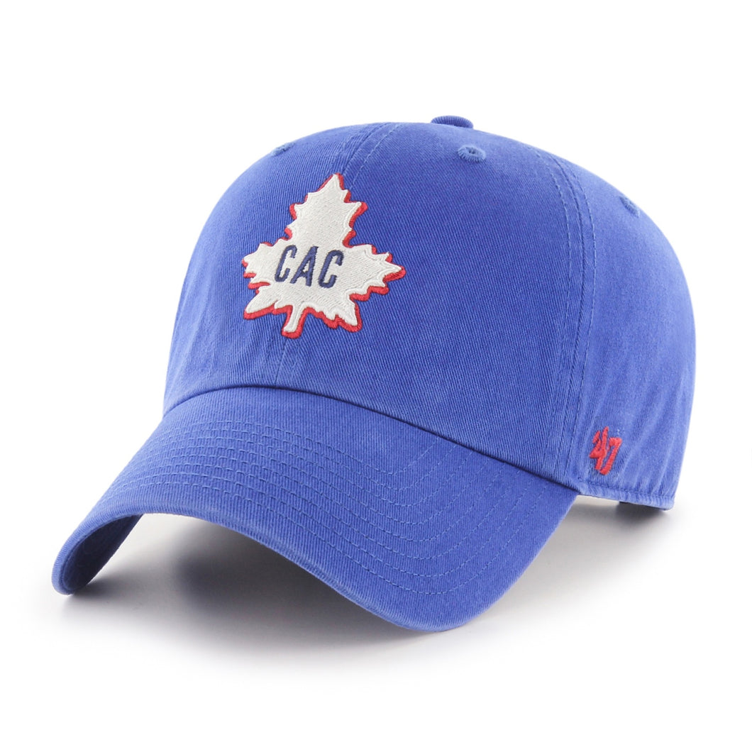 Montreal Canadiens '47 Brand Vintage Royal Clean Up Cap