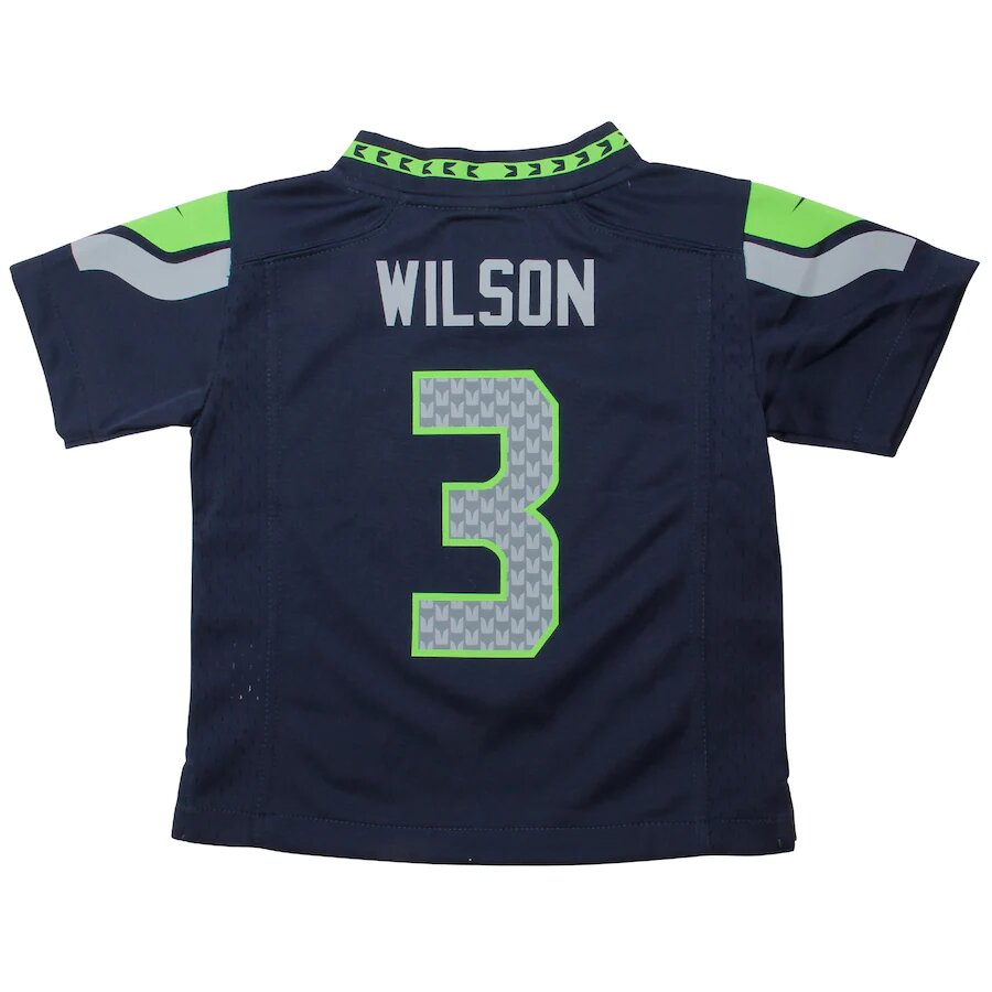 Russell Wilson Seattle Seahawks Nike Toddler Game Jersey - College Navy