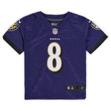 Load image into Gallery viewer, Lamar Jackson Baltimore Ravens Nike Toddler Game Jersey - Purple

