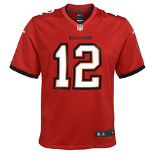 Load image into Gallery viewer, Tom Brady Tampa Bay Buccaneers Nike Youth Game Jersey - Red
